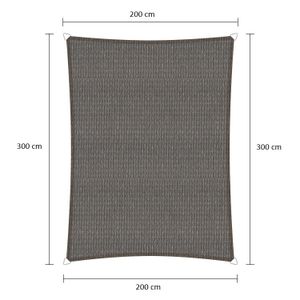 Sunfighter Schaduwdoek Rechthoek grijs 2x3m.