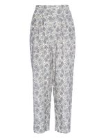 ERES bas de pyjama Batiste à fleurs - Blanc