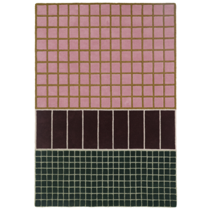 Finarte - Vloerkleed Baden Wool Rug Pink - 170x240 cm