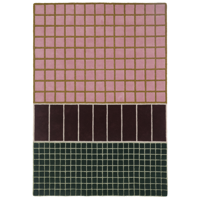 Finarte - Vloerkleed Baden Wool Rug Pink - 170x240 cm