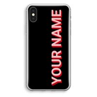 Namecase: iPhone X Transparant Hoesje