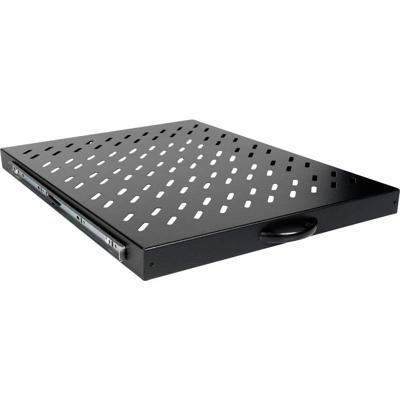 ROLINE 19-inch plank 1 U , Uitschuifbaar 550mm diep 25 kg zwart