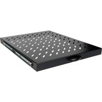 ROLINE 19-inch plank 1 U , Uitschuifbaar 550mm diep 25 kg zwart