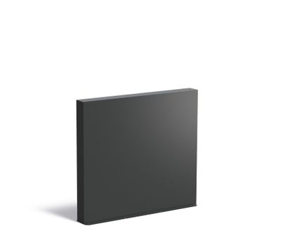 Aluminium muur 150x15x135cm.