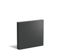 Aluminium muur 150x15x135cm.