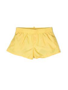 DSQUARED2 KIDS short de bain à imprimé Icon - Jaune