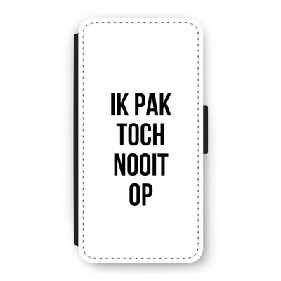 Ik pak nooit op: iPhone 12 Pro Flip Hoesje