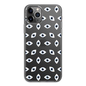 Eyes pattern: iPhone 11 Pro Transparant Hoesje