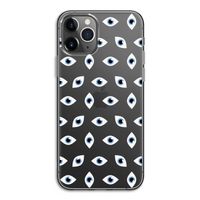 Eyes pattern: iPhone 11 Pro Transparant Hoesje