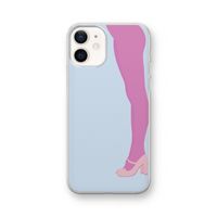 Pink panty: iPhone 12 Transparant Hoesje