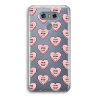 Chicks before dicks: LG G6 Transparant Hoesje