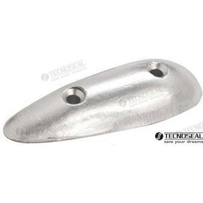 Ánodos para flaps TEN00201 - ANODO OVAL ZINC 117X43MM