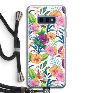 Tropisch 2: Samsung Galaxy S10e Transparant Hoesje met koord