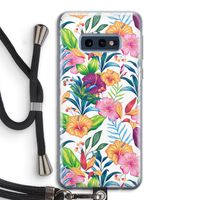 Tropisch 2: Samsung Galaxy S10e Transparant Hoesje met koord
