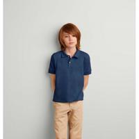 Basic poloshirt voor jongens - navy blauw - katoen/polyester - normale fit