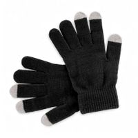Touchscreen smartphone handschoenen zwart voor volwassenen   -