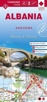 Wandelkaart - Fietskaart 3 Shkodra | Huber Verlag