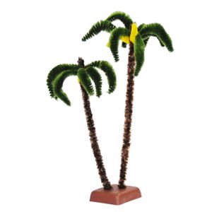 Miniatuur beeldje palmboom - 22 cm - kunststof