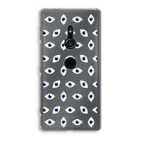 Eyes pattern: Sony Xperia XZ2 Transparant Hoesje