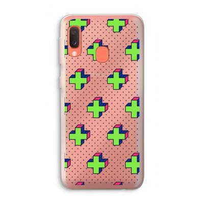 8-bit N°10: Samsung Galaxy A20e Transparant Hoesje