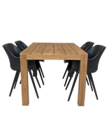 Alberto Teak tafel 160 met tuinstoel Sophie Studio