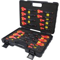 Steeksleutelset met isolatie, 18-delig KS Tools 118.1500
