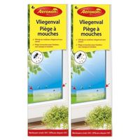 8x Aeroxon vliegenvangers plakstrips 21 cm   -