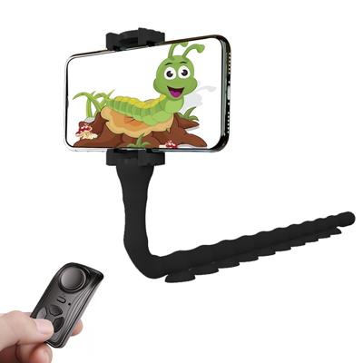 RKL9 creatieve ontluikende luie telefoon beugel live uitzending Octopus statief (zwart)