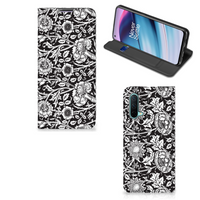 OnePlus Nord CE 5G Smart Cover Black Flowers