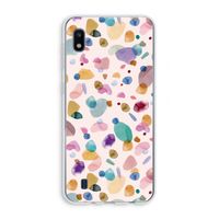 Terrazzo Memphis Pink: Samsung Galaxy A10 Transparant Hoesje