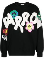 BARROW sweat en coton à logo imprimé - Noir