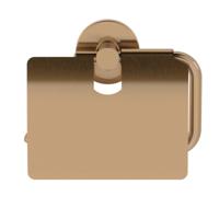 Toiletrolhouder Haceka Kosmos | Wandmontage | RVS | Geborsteld koper