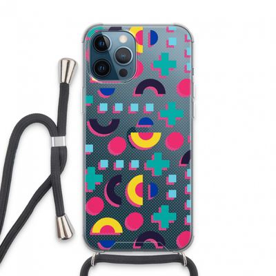 8-bit N°2: iPhone 13 Pro Max Transparant Hoesje met koord