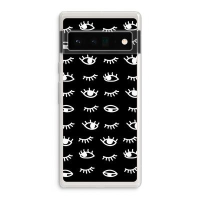 Eye pattern #3: Google Pixel 6 Pro Transparant Hoesje