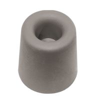 Deurbuffer - deurstopper - grijs - rubber - 35 x 30 mm - schroefbevestiging