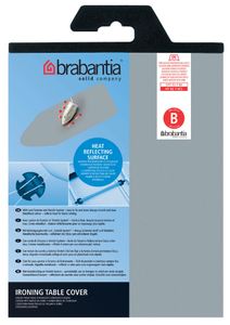 Brabantia Strijkplankhoes B, 124x38 cm, toplaag - Metallic