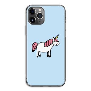 Eenhoorn: iPhone 11 Pro Transparant Hoesje