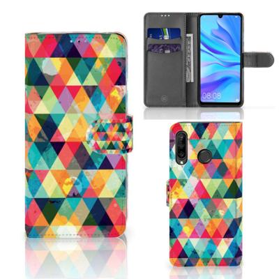 Huawei P30 Lite (2020) | Telefoon Hoesje | Geruit