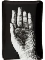 Fornasetti cendrier Mano en porcelaine - Noir