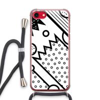 Pop Art #4: iPhone SE 2020 Transparant Hoesje met koord