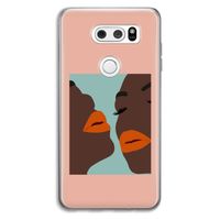 Orange lips: LG V30 Transparant Hoesje