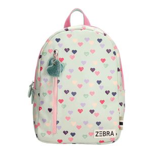 Zebra Trends Girls Rugzak M Mint Heart