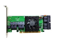 Highpoint SSD7180 RAID controller PCI Express x8 3.0 8 Gbit/s - thumbnail