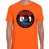 Oranje fan shirt / kleding Holland met leeuw en vlag EK/ WK voor heren 2XL  -