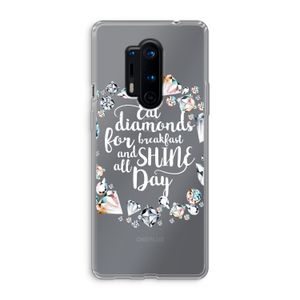 Diamonds: OnePlus 8 Pro Transparant Hoesje