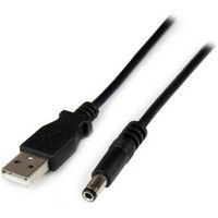 StarTech.com USB naar 5,5 mm voedingskabel type N connector 1 m - thumbnail