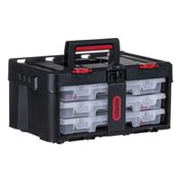Gereedschapskoffer KETER Stack'N'Roll (17210831/253380) met 3 organisers Zwart