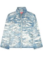 Diesel veste à effet usé - Bleu