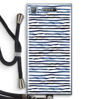 Verrassende lijnen: Sony Xperia XZ1 Transparant Hoesje met koord
