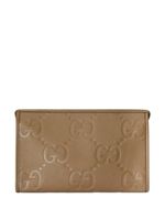 Gucci pochette Jumbo GG en cuir - Tons neutres